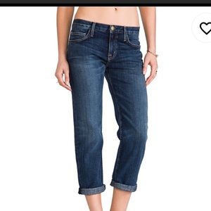 Current Elliot The Cropped Straight With Released Hem Jeans Size 25